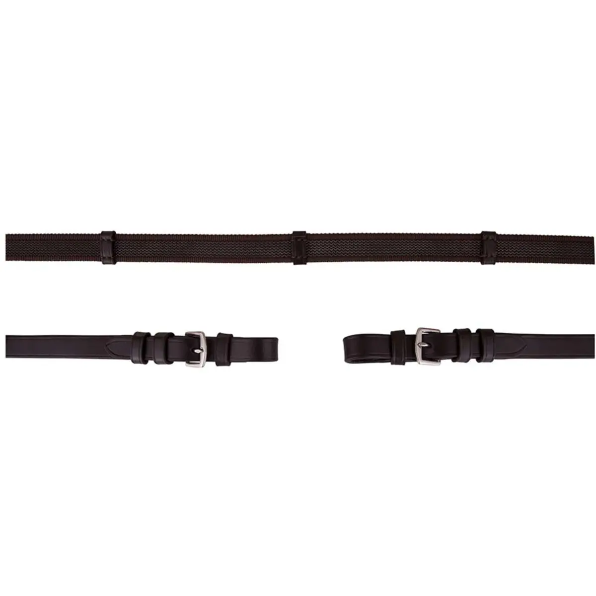 Premiere Teugel 19Mm Anti-Slip Gespsluiting Bruin 1