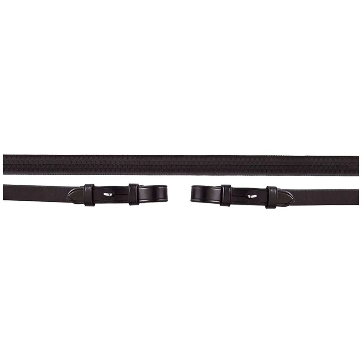 Br Teugel Eventa Pro Grip 16Mm Blind Zwart/Zilver 1