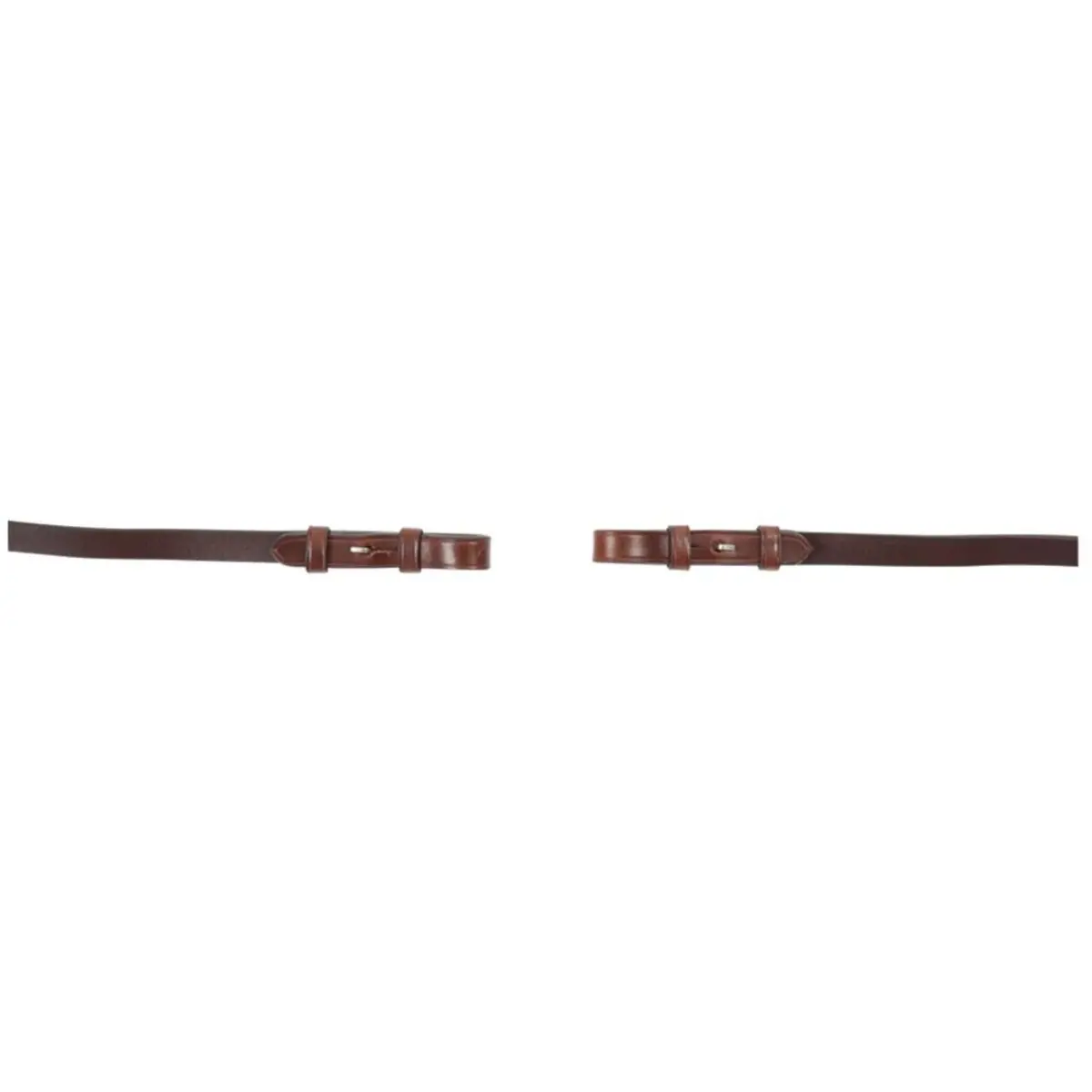 Br Teugel Dressuur Leer/Rubber Stops 16Mm Oak/Zilver 1