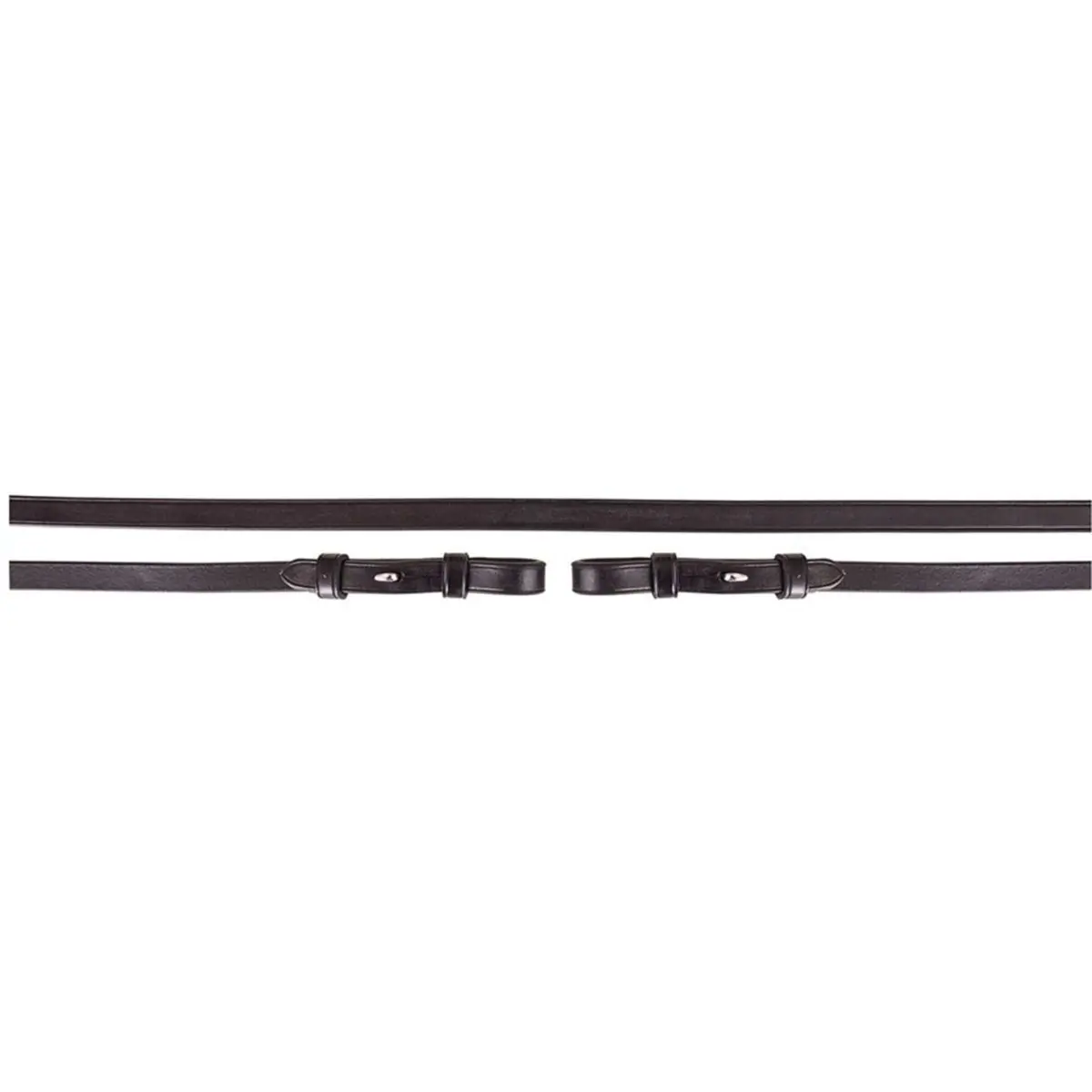 Br Teugel Dressuur Leer Dicht 13Mm Blind Zwart 1