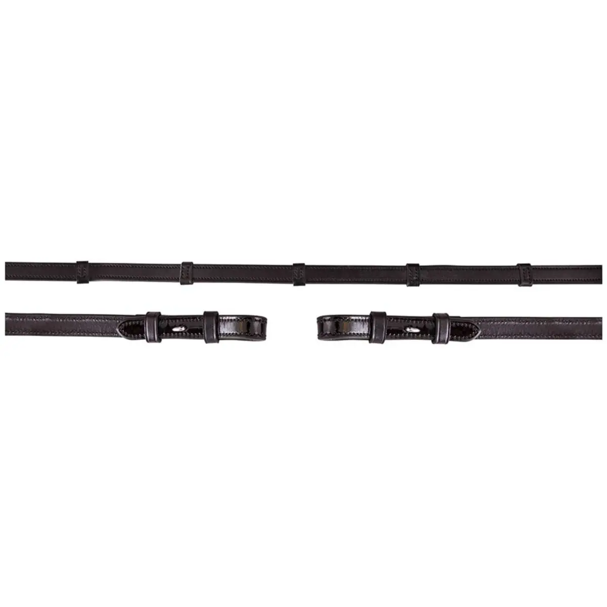 Br Teugel Dr Lakleer/Rubber Stops 16Mm Zwart 1