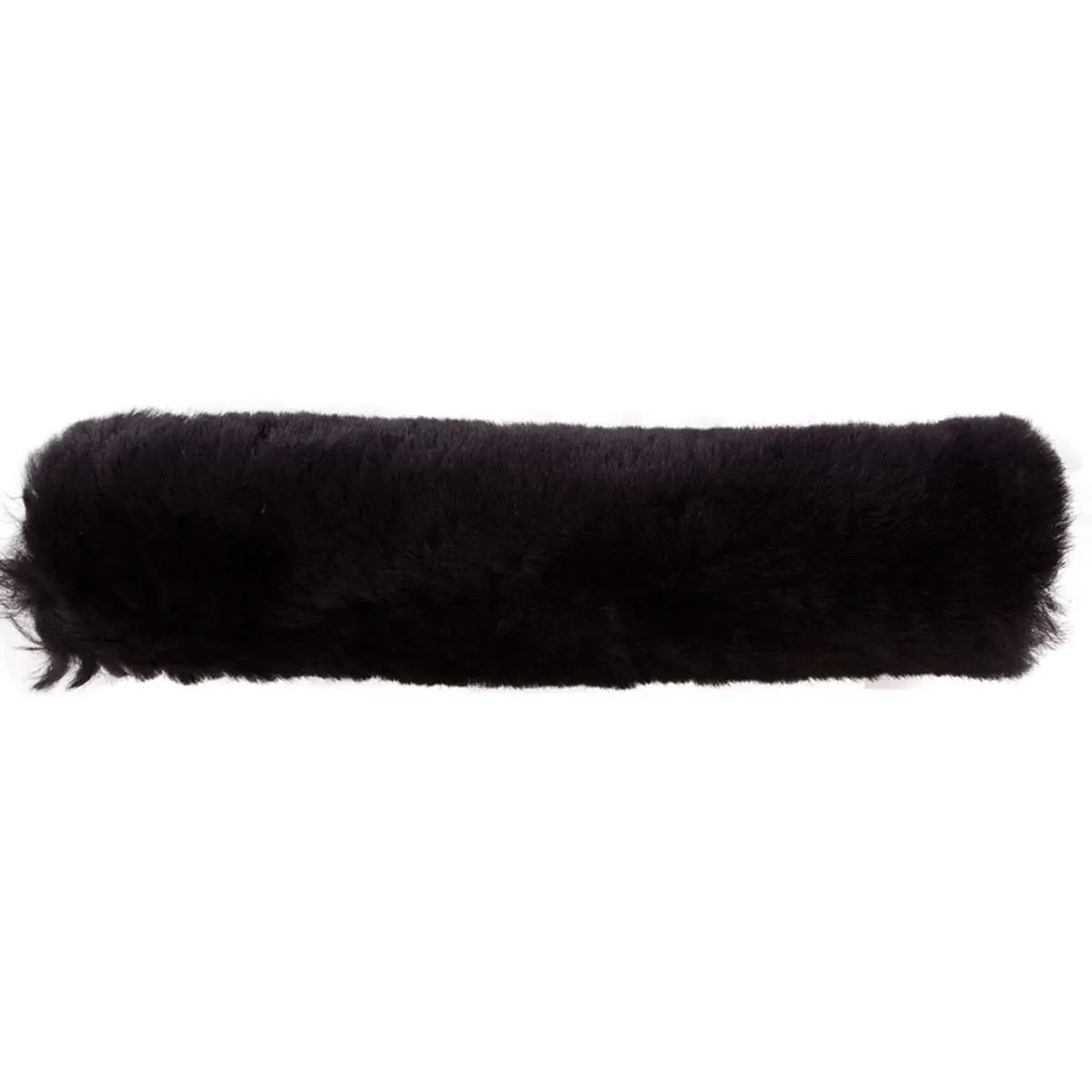 Br Neusriemhoes Schapenvacht Met Klittenband 28Cm Zwart 1
