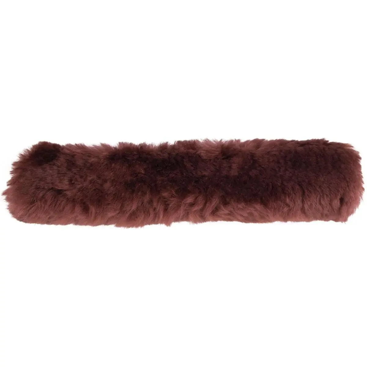 Br Neusriemhoes Schapenvacht Met Klittenband 28Cm Bruin 1