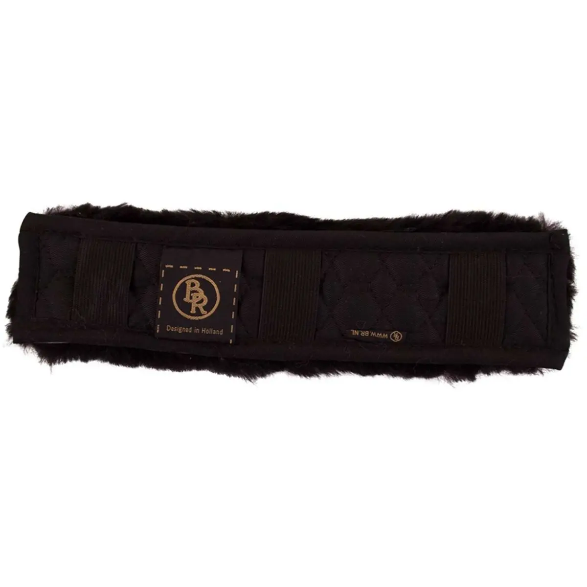 Br Neusriembeschermer Schapenvacht 28Cm Zwart/Zwart 1