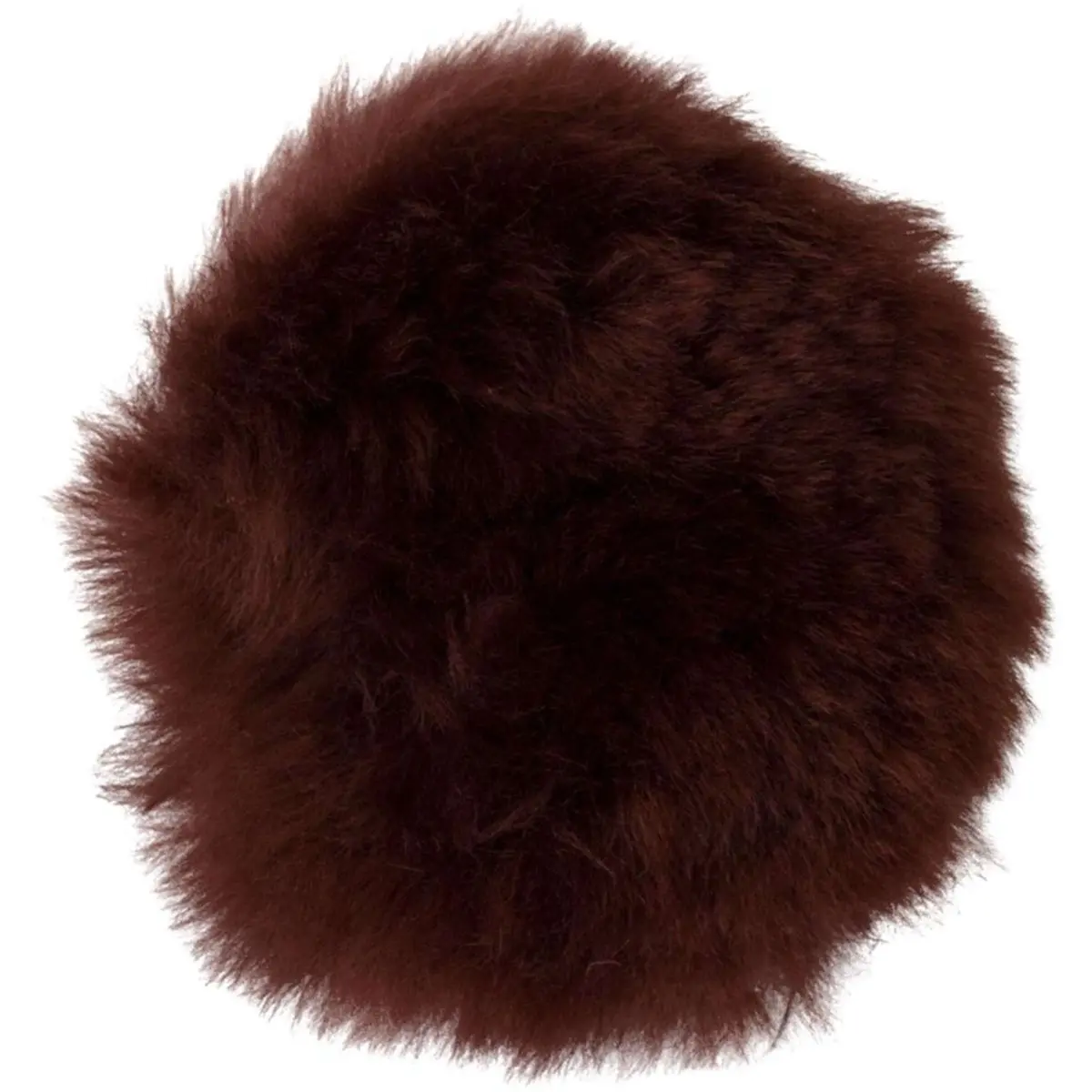 Br Neusbeschermer Schapenvacht Mex Met Klittenband Bruin 1