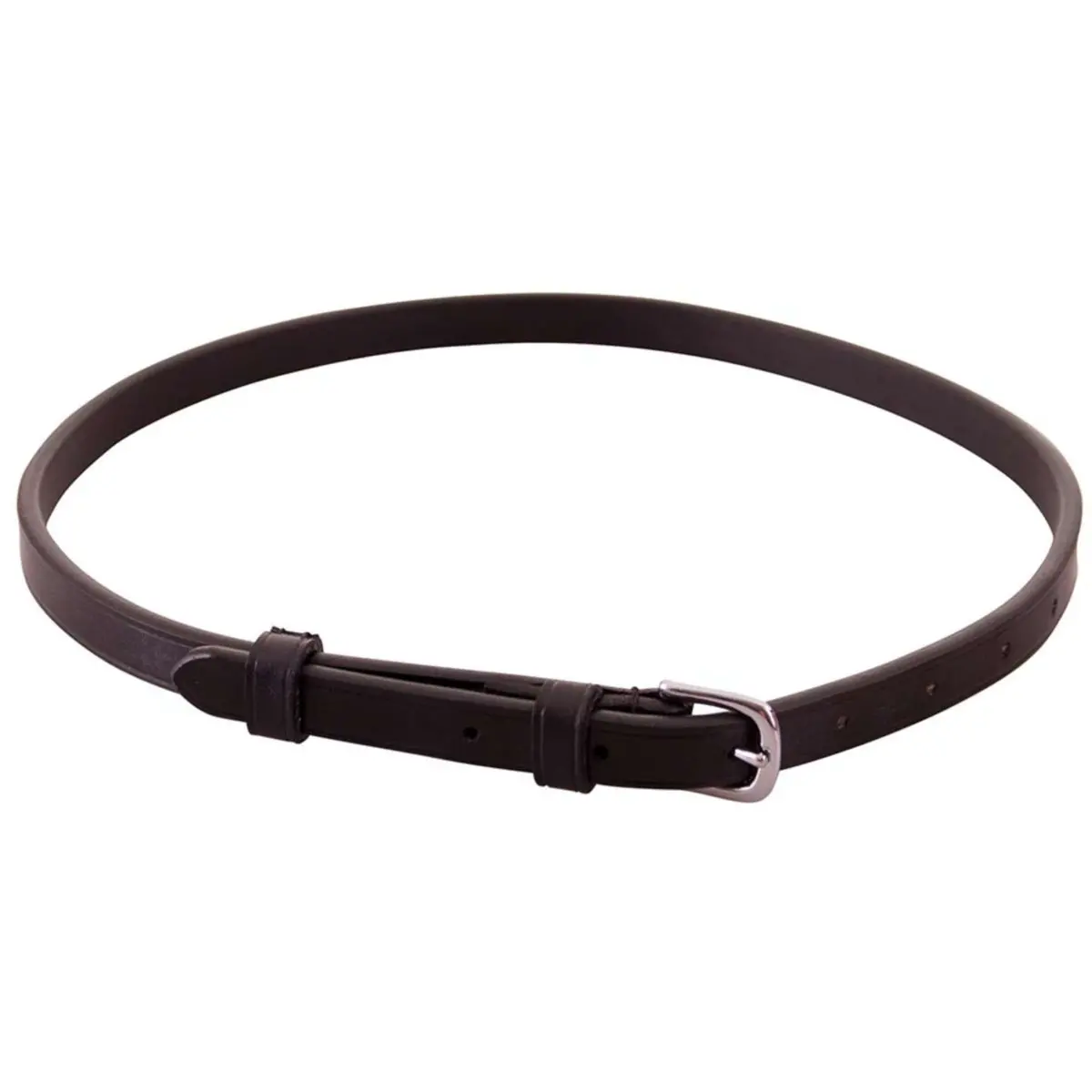 Br Sperriem Met Ronde Gesp Zwart/Zilver 1