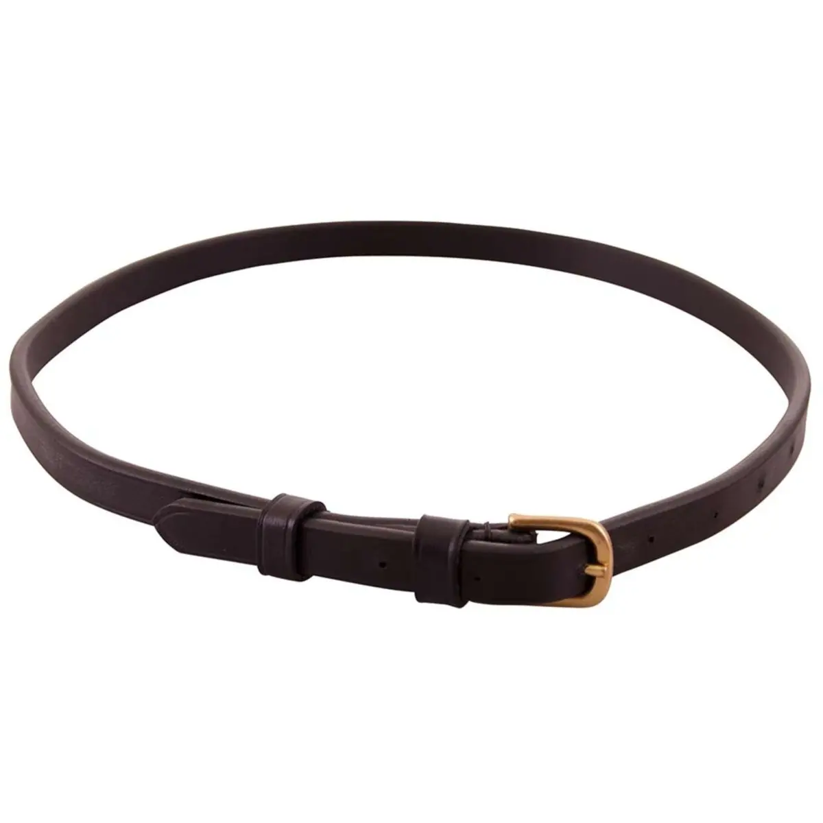 Br Sperriem Met Ronde Gesp Zwart/Goud 1