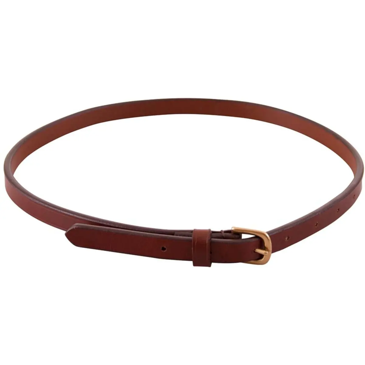 Br Sperriem Met Ronde Gesp Tobacco/Koper 1