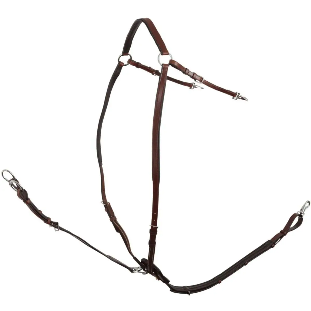 Br Voortuig Rayleigh Met Zadelriemen En Elastiek Oak/Zilver 1