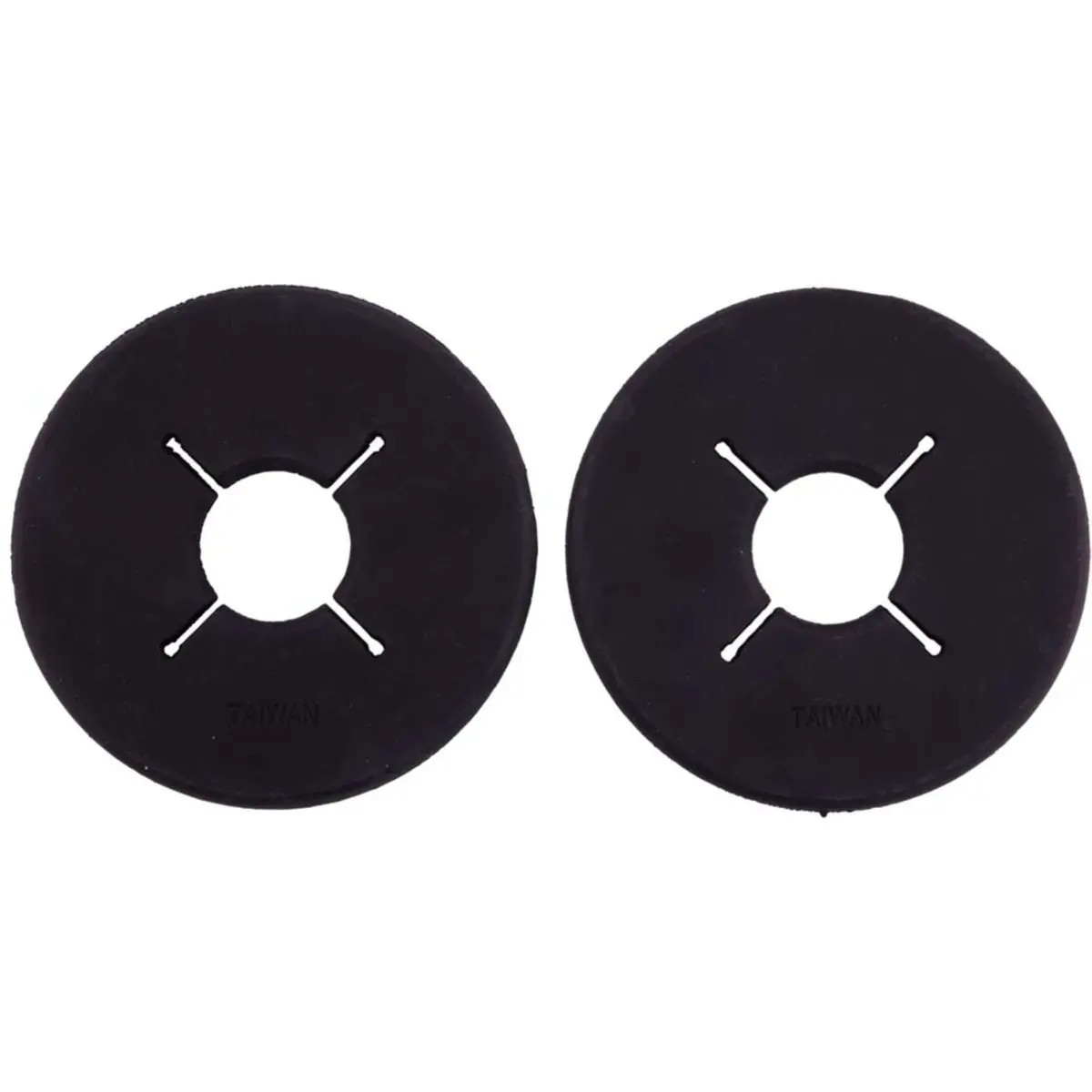 Premiere Bitschijven Rubber Met Uitsparingen Zwart 1