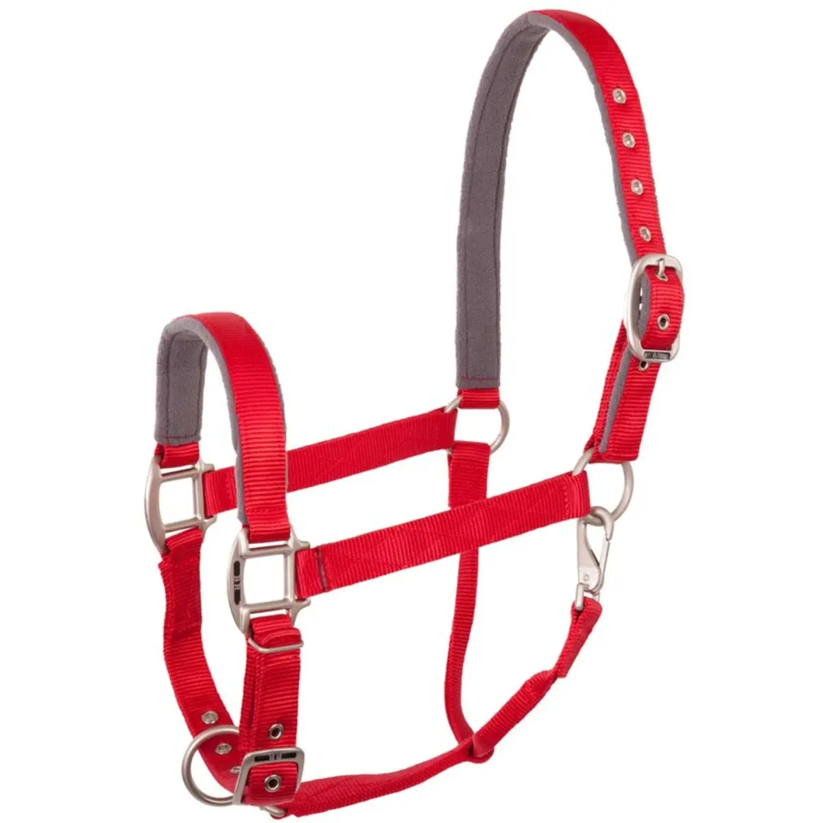 Br Halster Event Nylon Dubbel Verstelbaar Florid Red 1