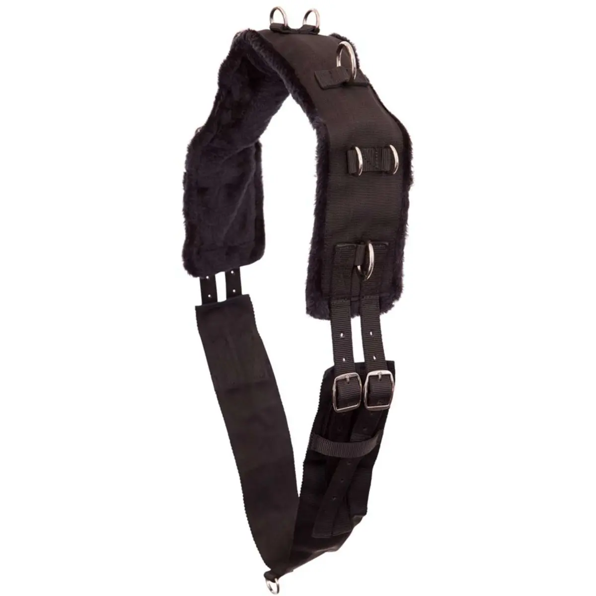 Premiere Training/Longeersingel Nylon Vacht Zwart 1
