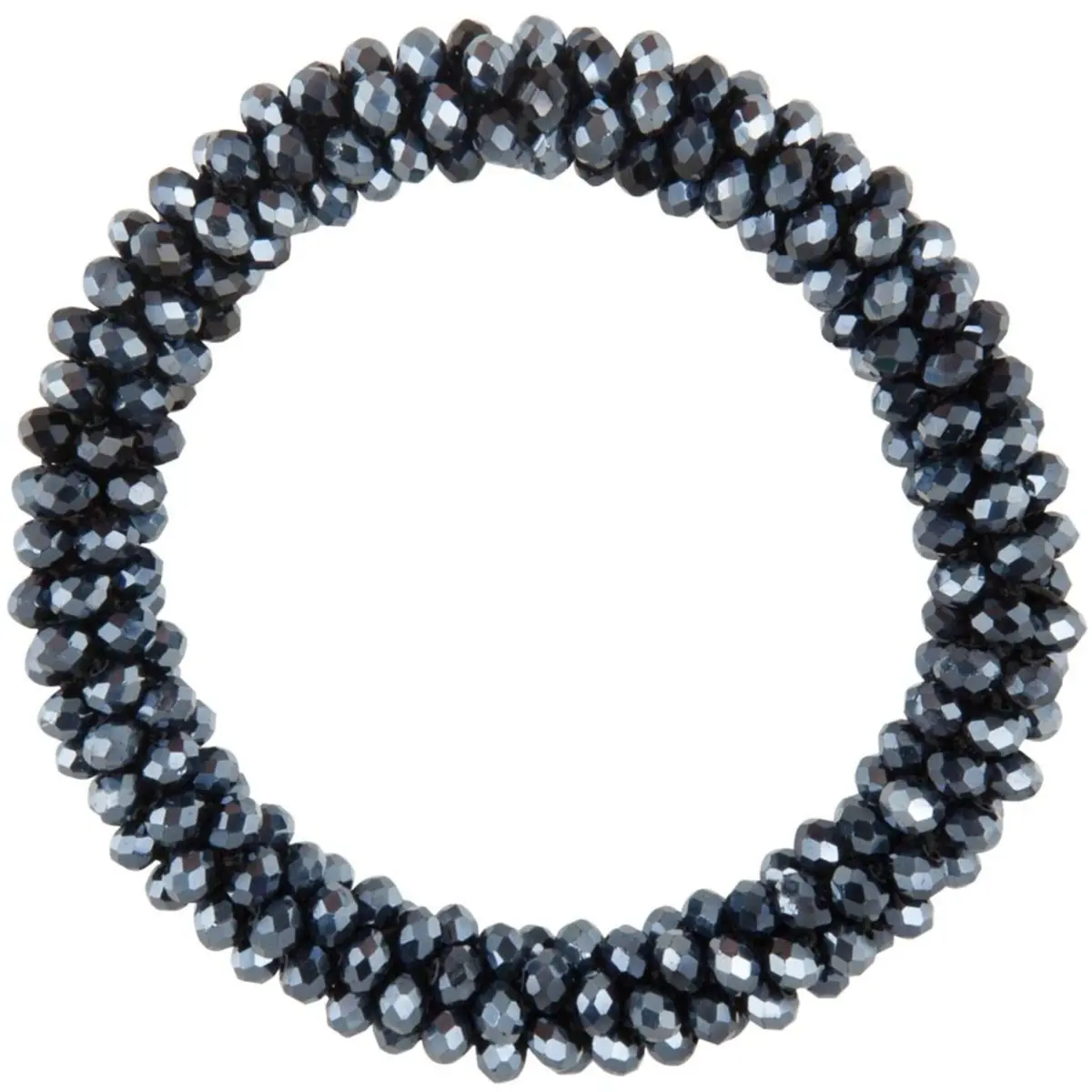 Br Haarelastiek Kiki Crystal Navy 1