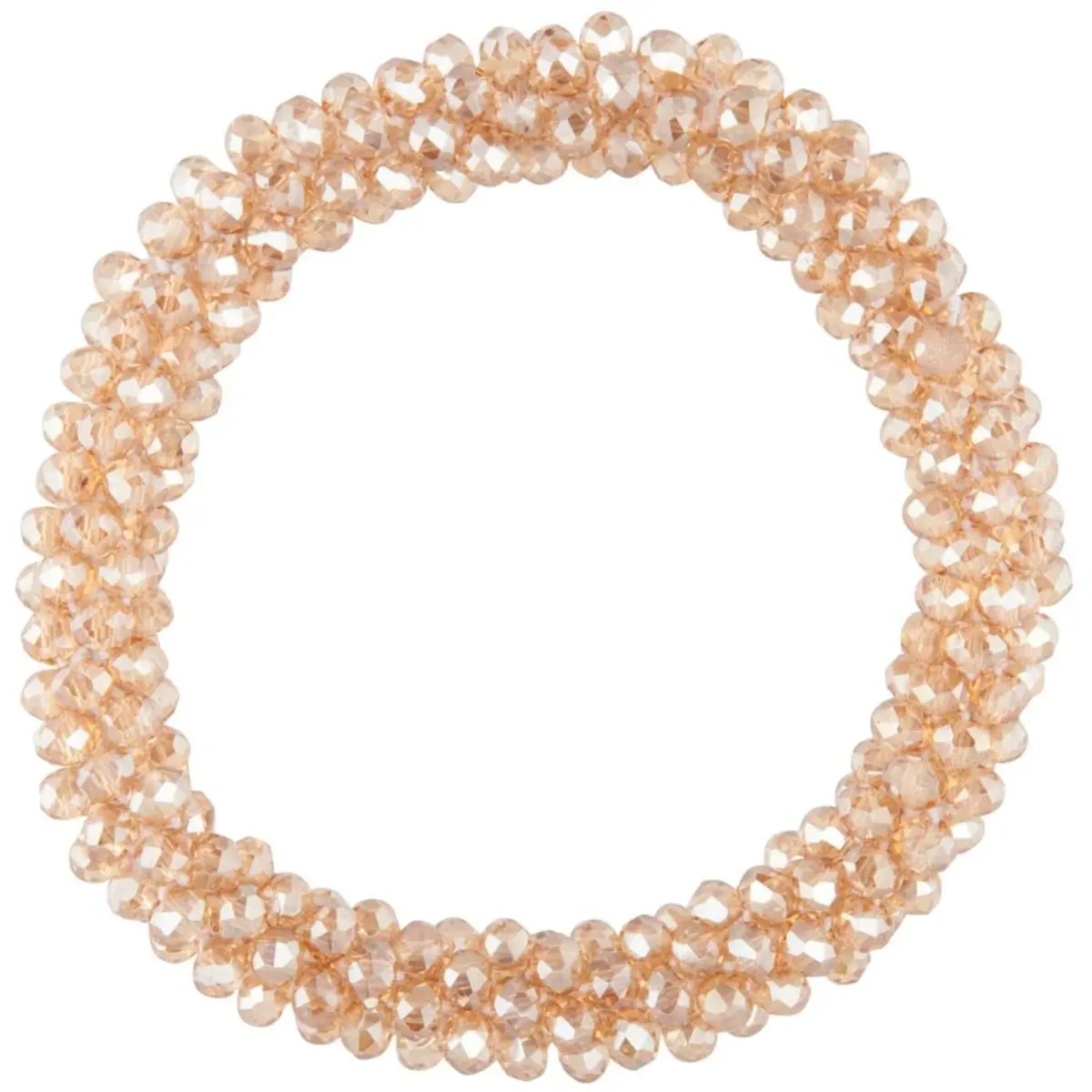 Br Haarelastiek Kiki Crystal Goud 1