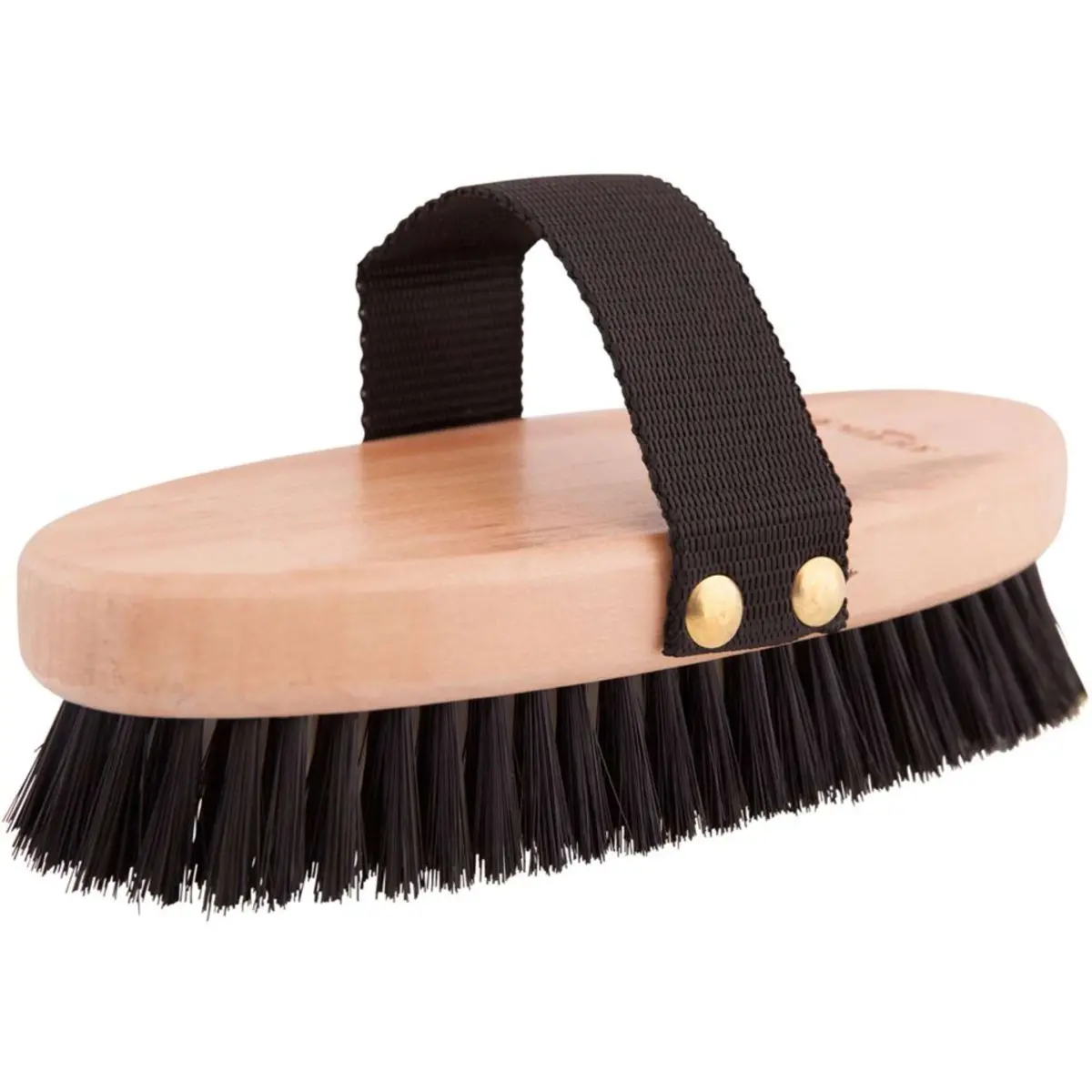 Premiere Borstel Body Zacht Houten Rug Zwart/Wit 1