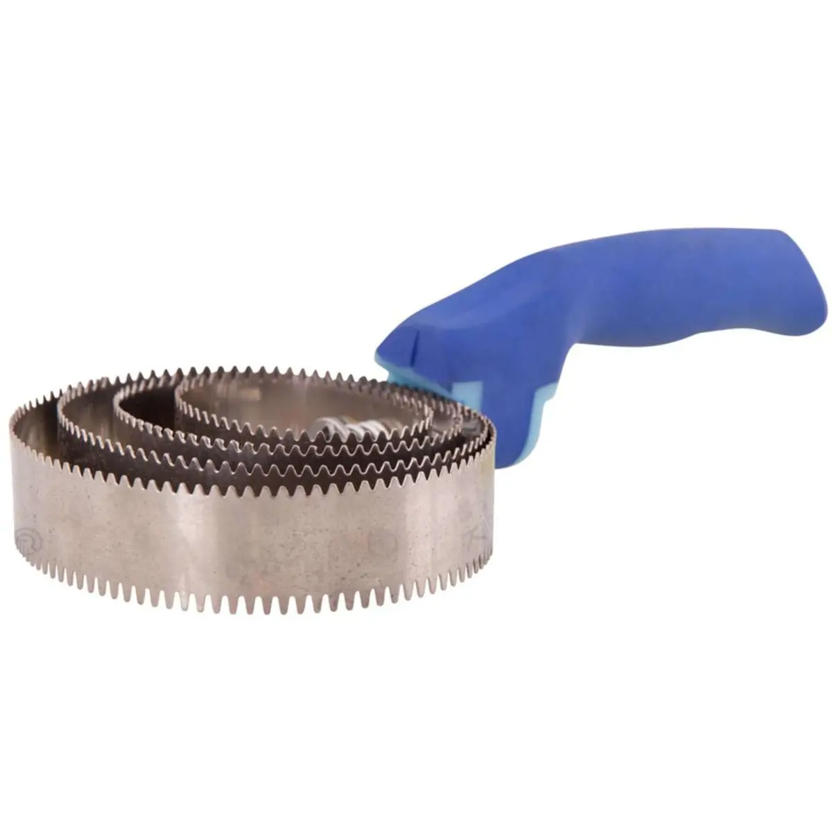 Premiere Roskam Soft Grip Met 4 Rvs Bladen Kobalt/L.Blauw 1