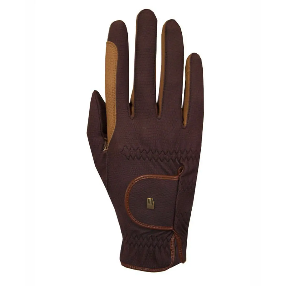 Roeckl Rijhandschoenen Malta Roeck-Grip Bicolor Zomer Mokka/Caramel 1