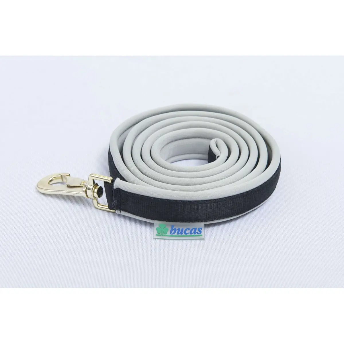 Bucas Lead Rein Dublin Padded Black/Silver 1