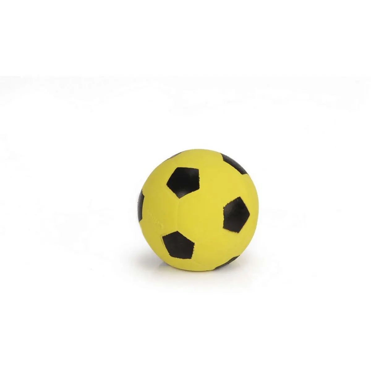 Beeztees Latex Voetbal Zwart/Geel 1