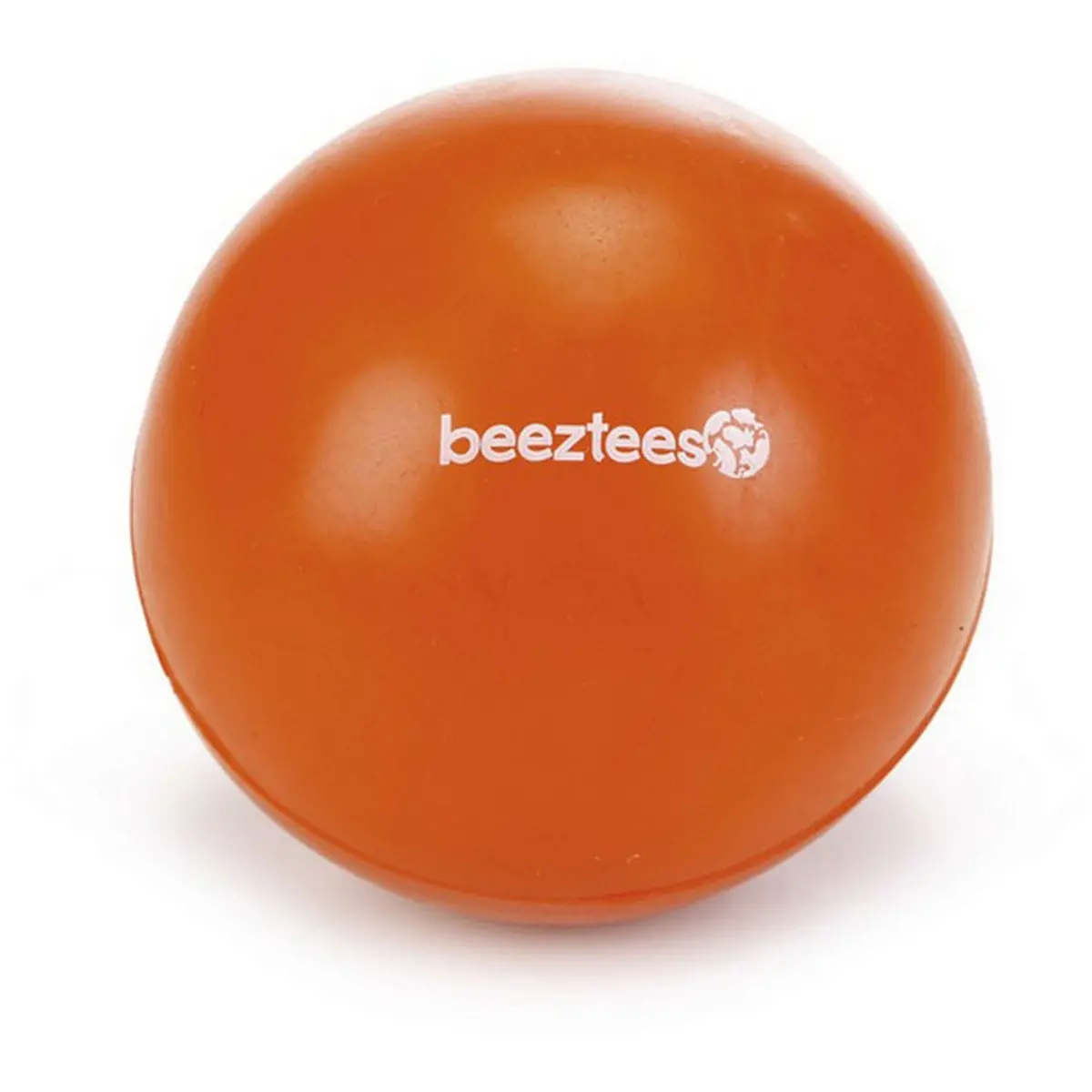 Beeztees Rubber Bal Massief Oranje 1