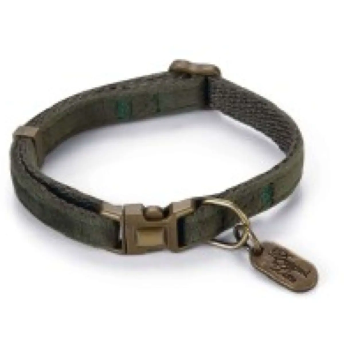 Designed By Lotte Kattenhalsband Velura Fluweel Groen 1