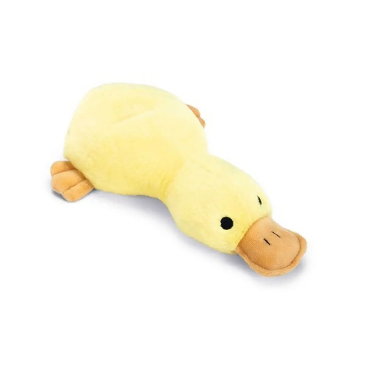 Beeztees Knuffel Duck Peppin Pluche Geel 1