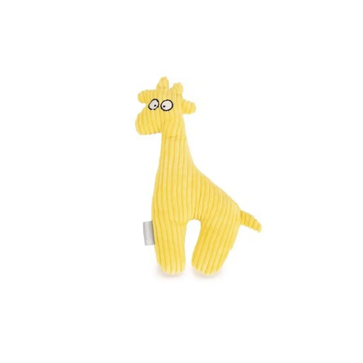 Beeztees Knuffel Giraffe Raffo Ribstof Geel 1