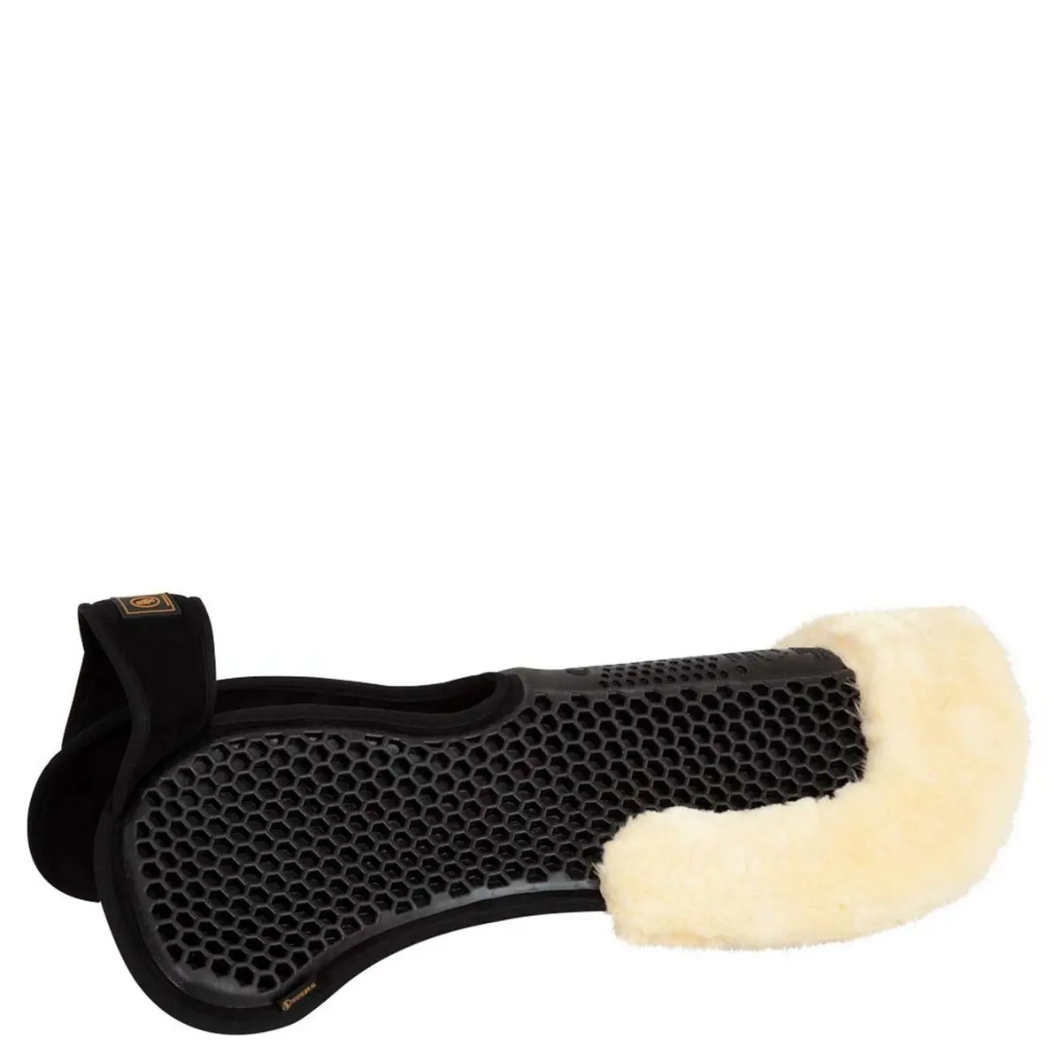 Br Soft Gel Hexagonal Met Uitsparing Eco-Wol Zwart/Naturel 1