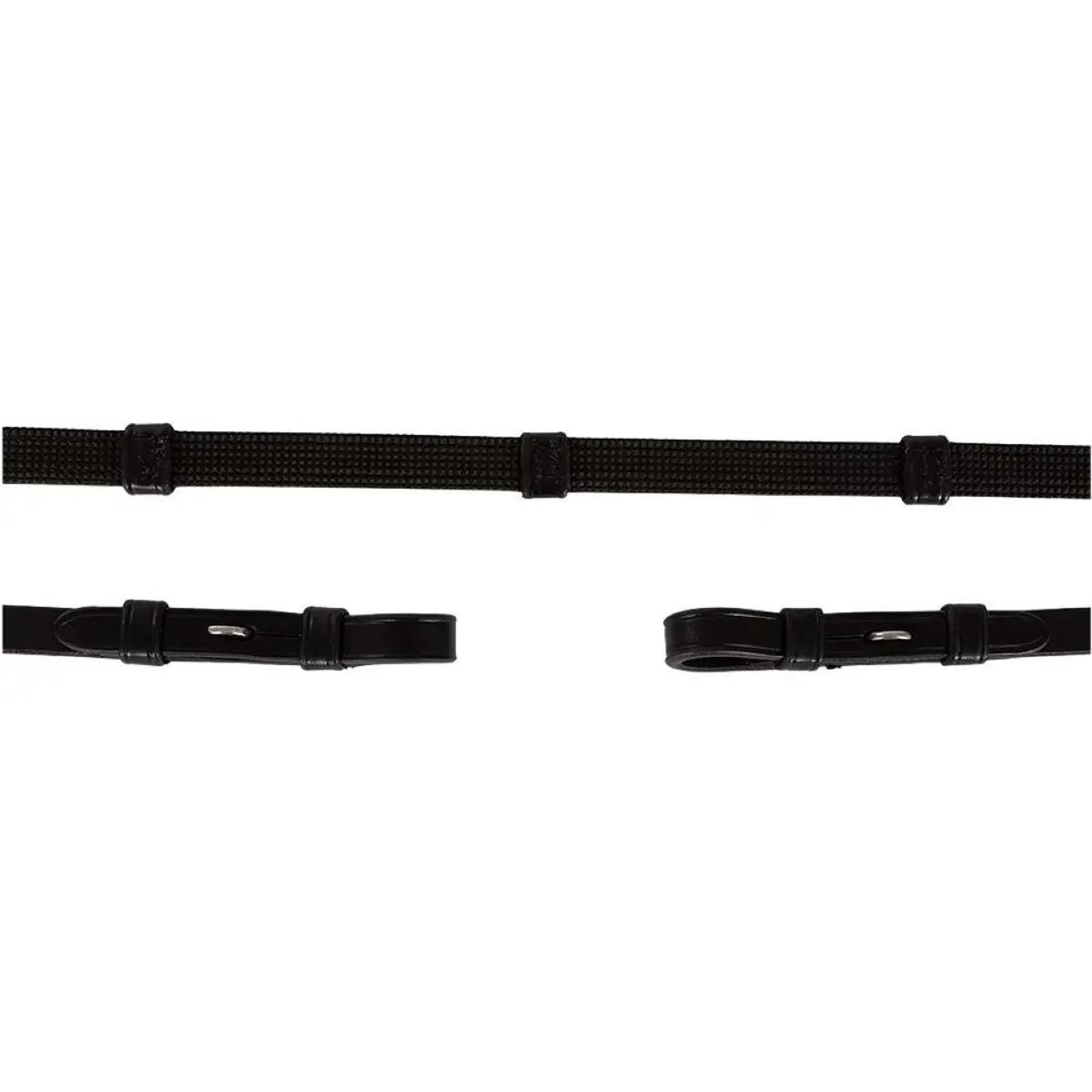 Br Teugels Rubber Met Stops Zwart/Zilver 1