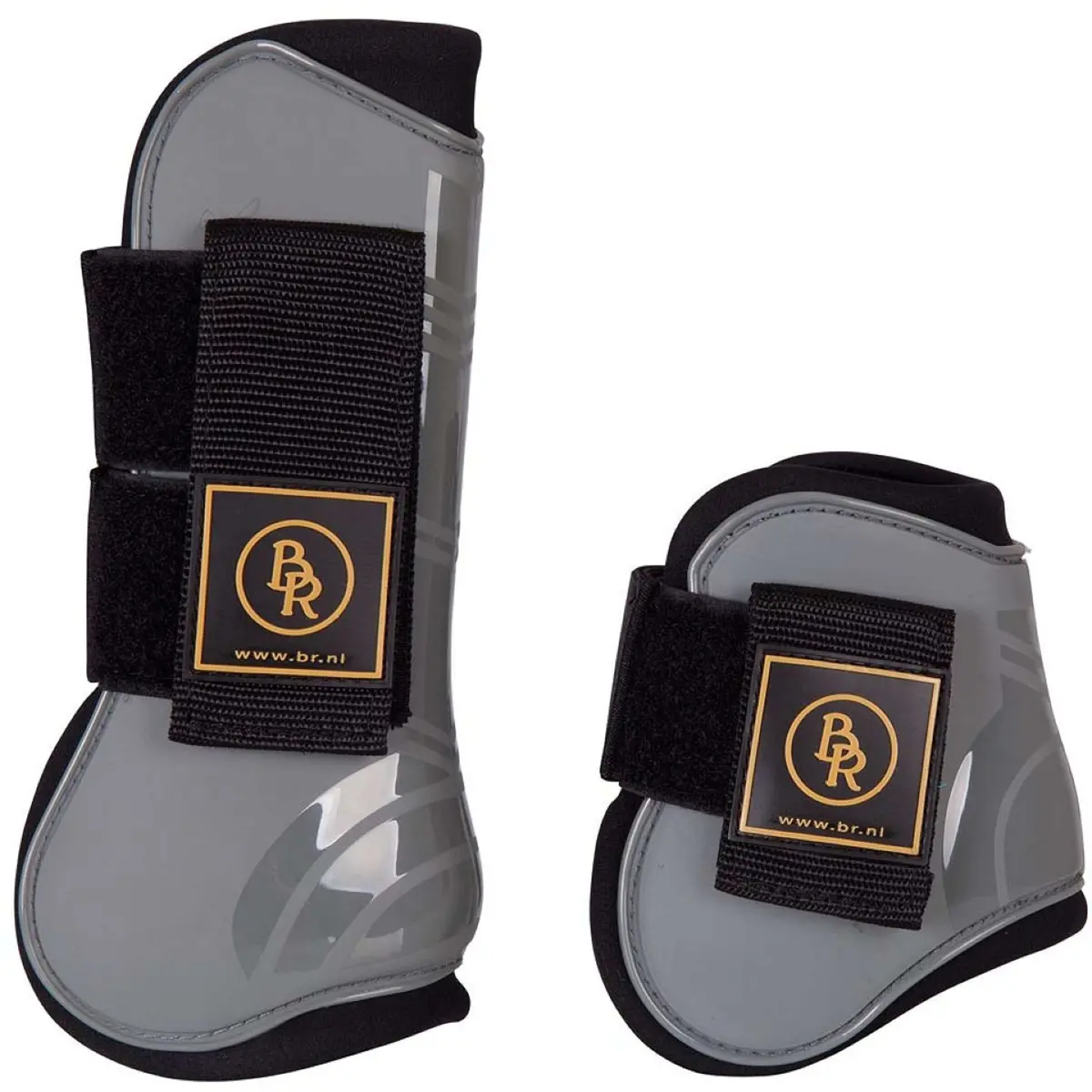 Br Pees- & Strijklappen Set Pro Tech Pu Neopreen Grijs 1