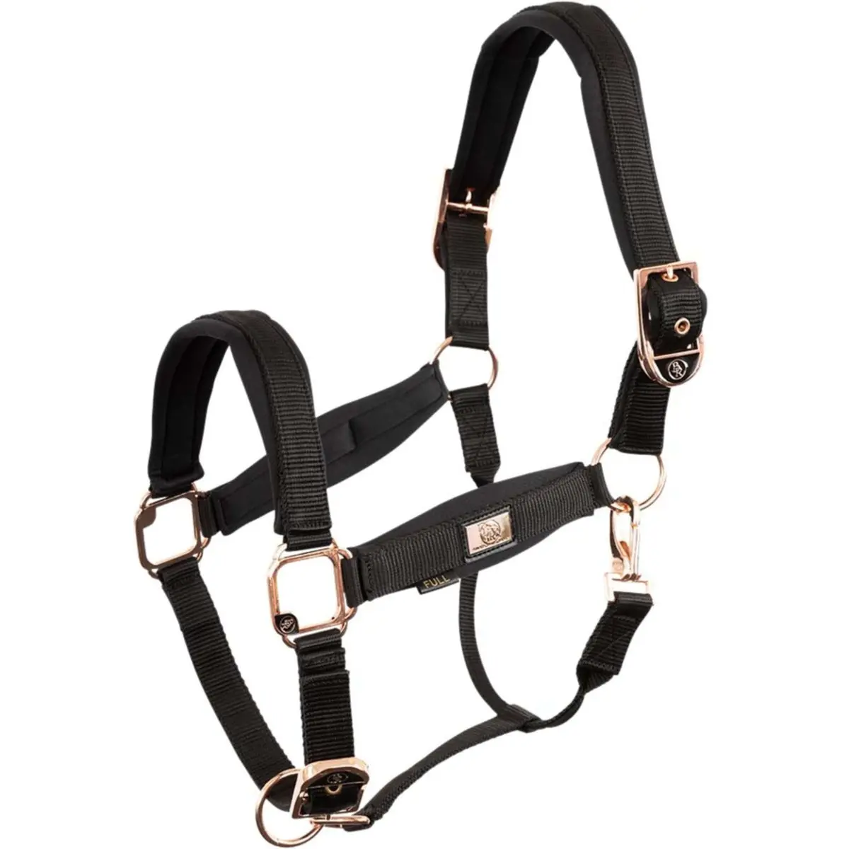 Br Halster Rose Gold Zwart 1