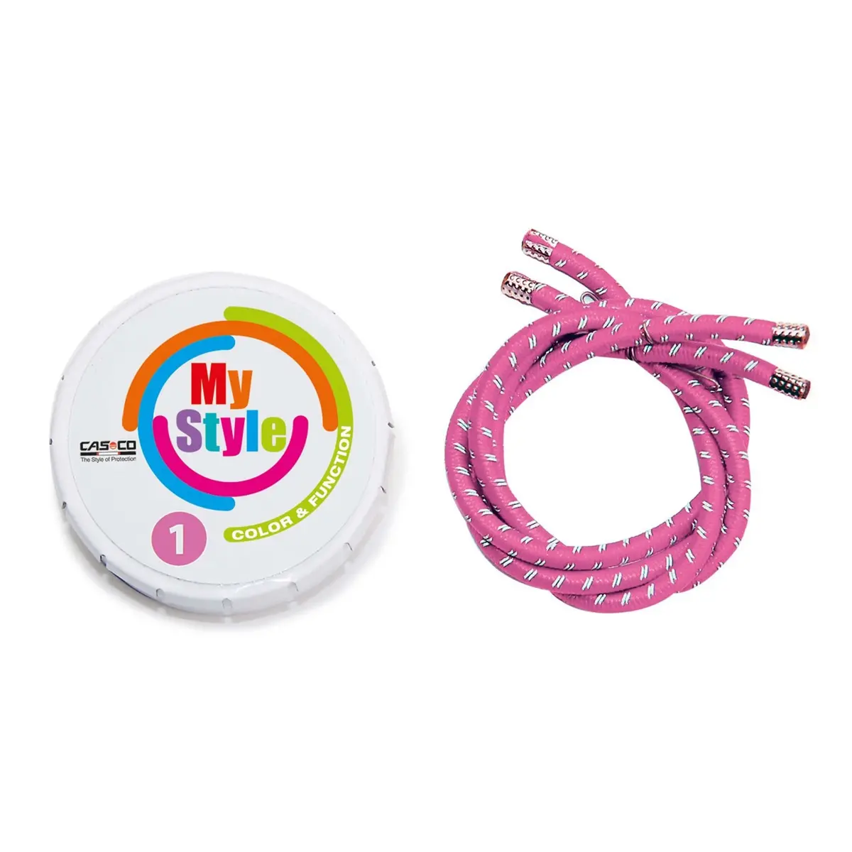 Casco Crystal Strip Mystyle Reflex Pink Reflective 1