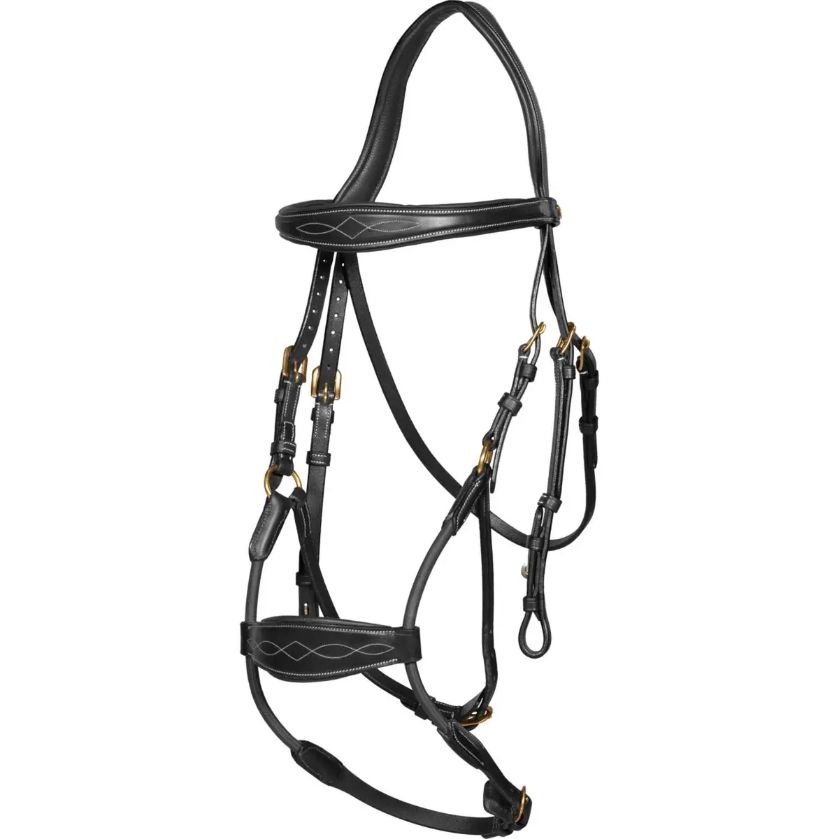 Dyon Hoofdstel Elastic Hybrid Zwart 1