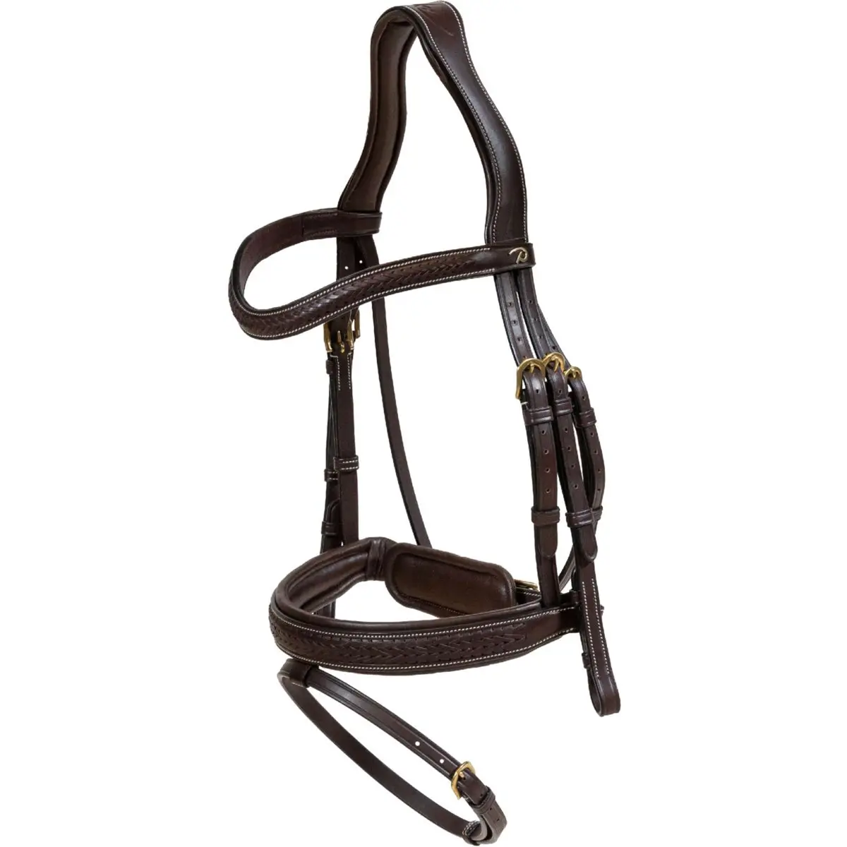 Dyon Hoofdstel Pull-Back Gewoven Bruin 1
