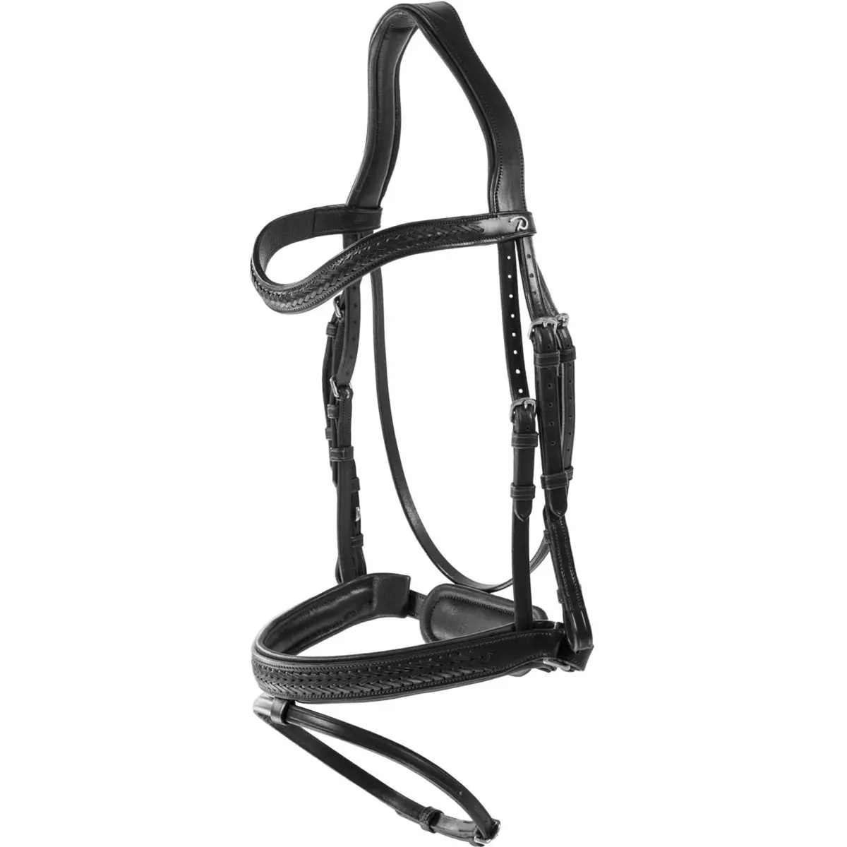 Dyon Hoofdstel Flash Pull-Back Gevlochten Zwart 1