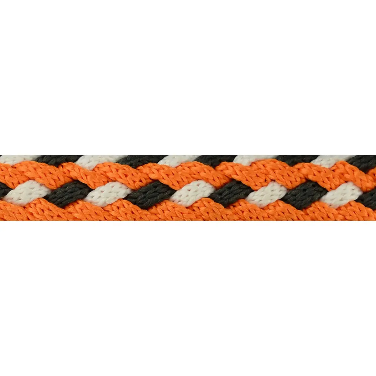 Norton Halstertouw Driekleurig Bruin/Oranje/Wit 1
