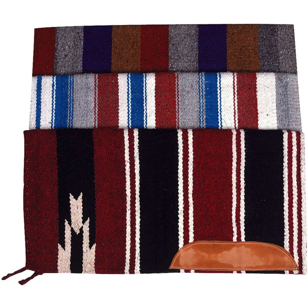Westride Showblanket Katoen Met Leer Verschillende Kleuren 1