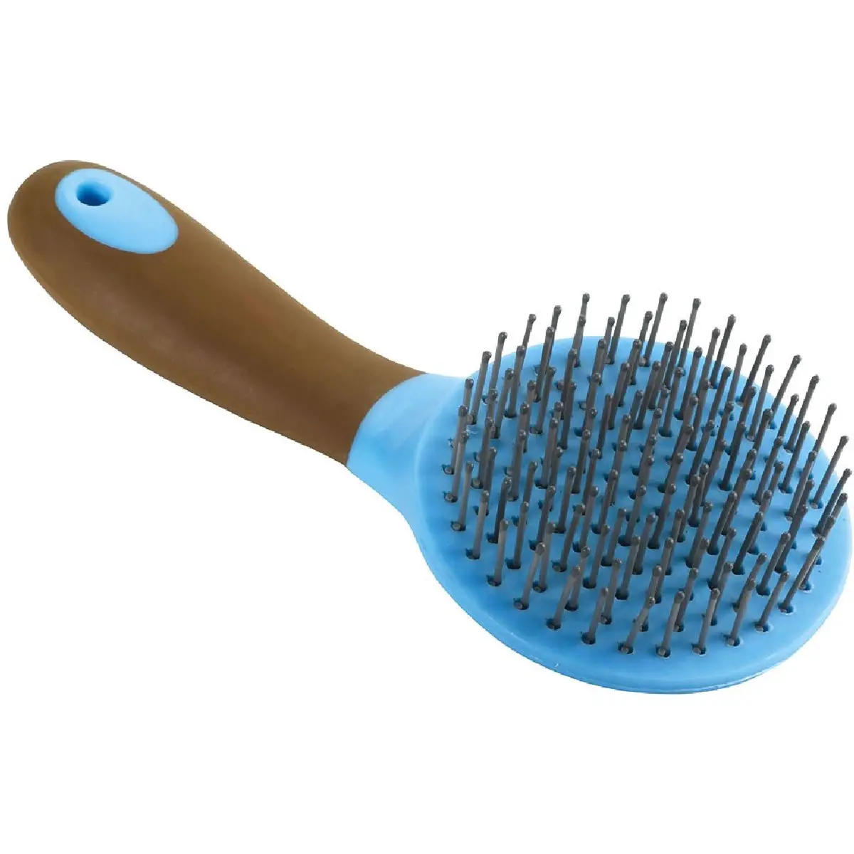 Hippotonic Manenborstel Choco/Lichtblauw 1