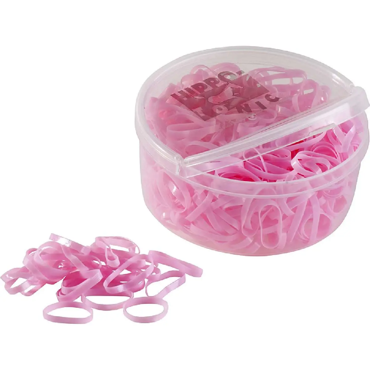 Hippotonic Elastiekjes Siliconen Roze 1