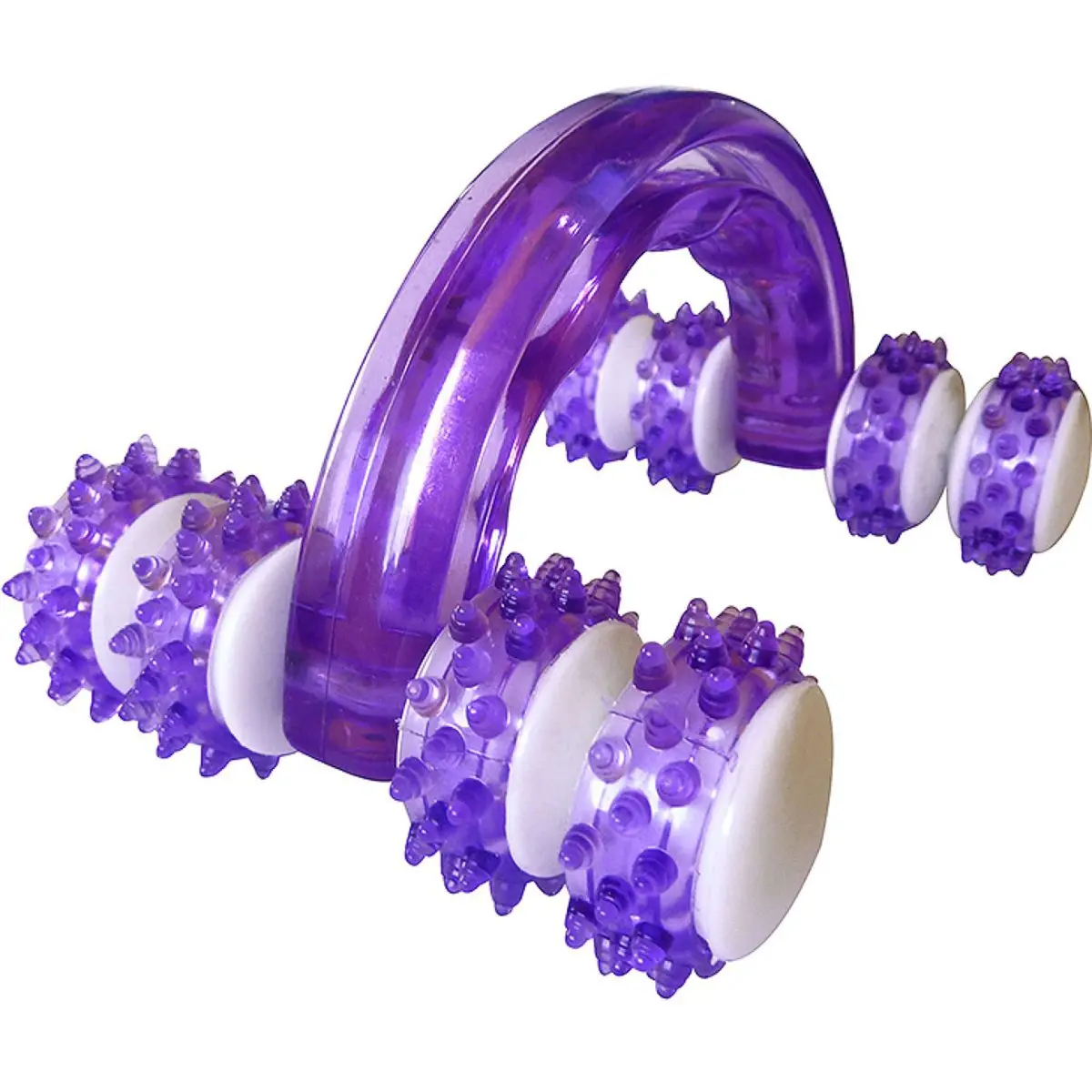 Hippotonic Massage Grip Paars/Wit 1
