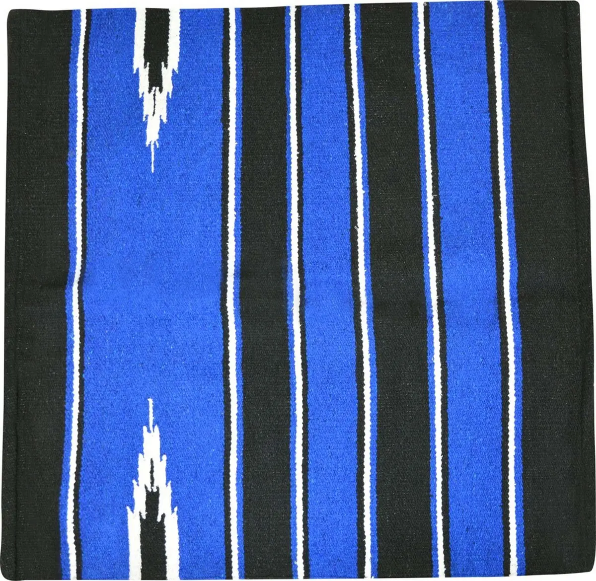 Randol's Navajo Show Blanket Katoen Zwart/Koningsblauw/Wit 1