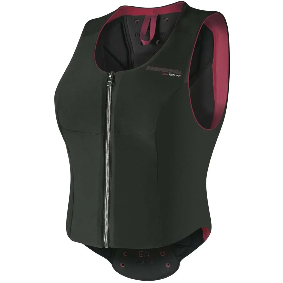 Komperdell Rugprotector Flexfit Lady Zwart/Koraal 1