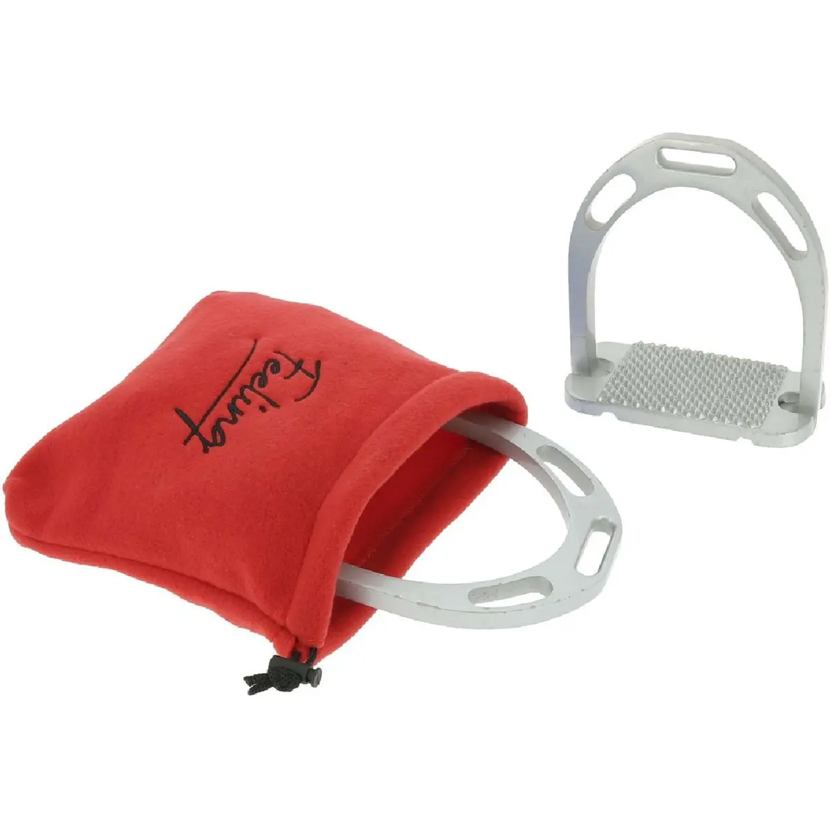 Feeling Stijgbeugelhoesjes Fleece Rood 1