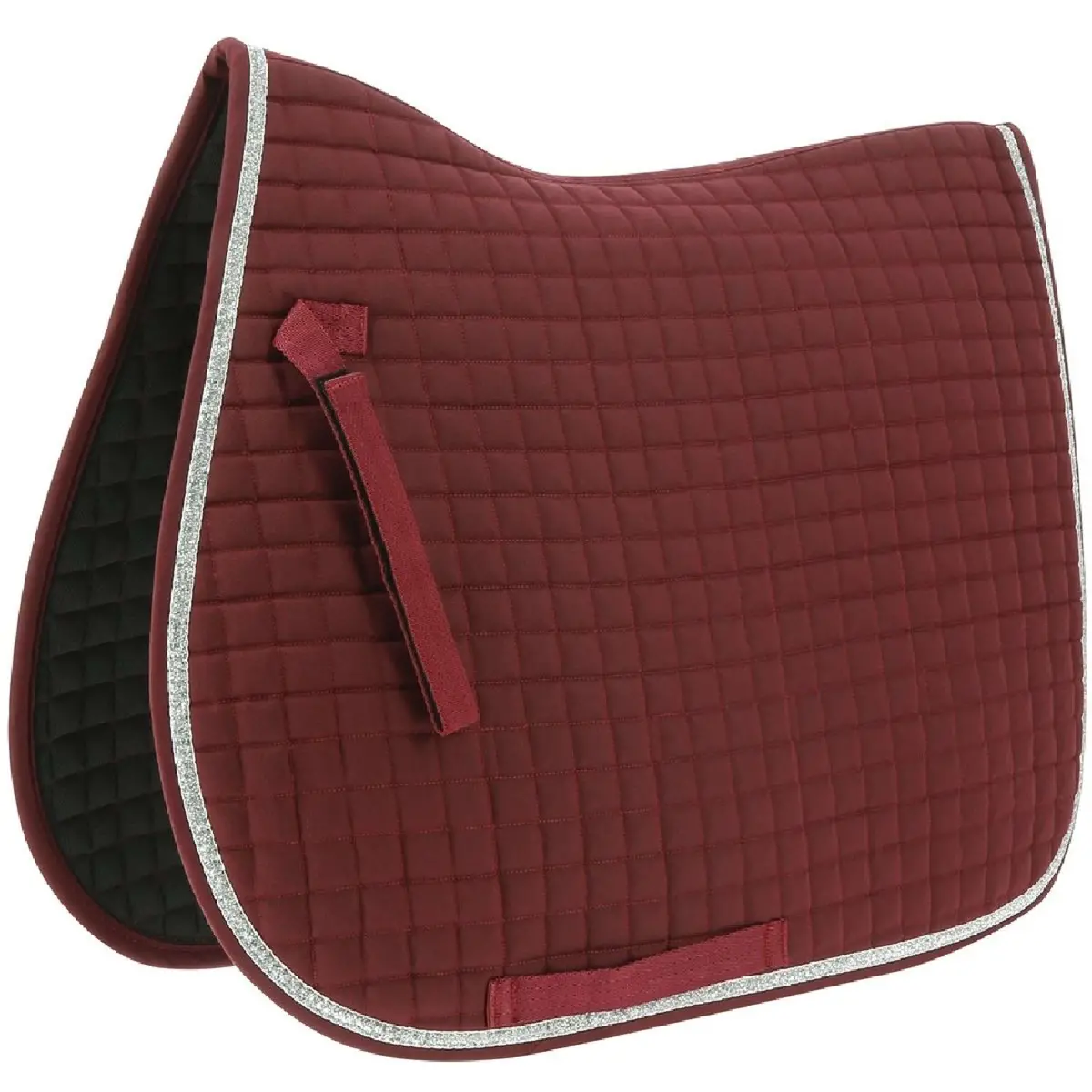 Riding World Zadeldekje Girly Bordeaux 1