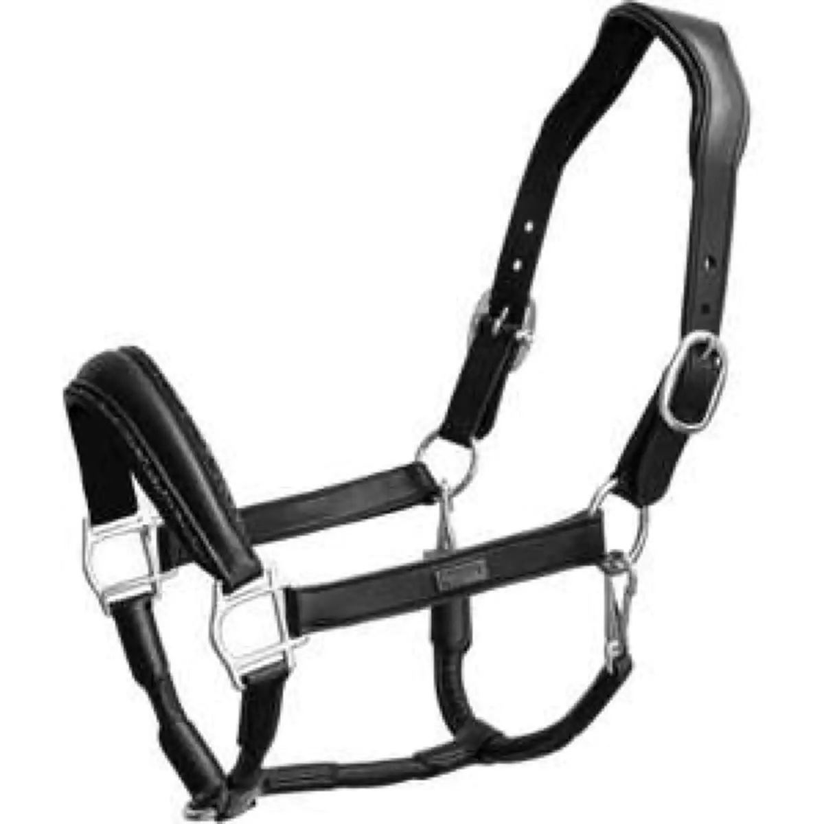 Equestrian Stockholm Halster Glimmer Anatomic Leather Zwart 1