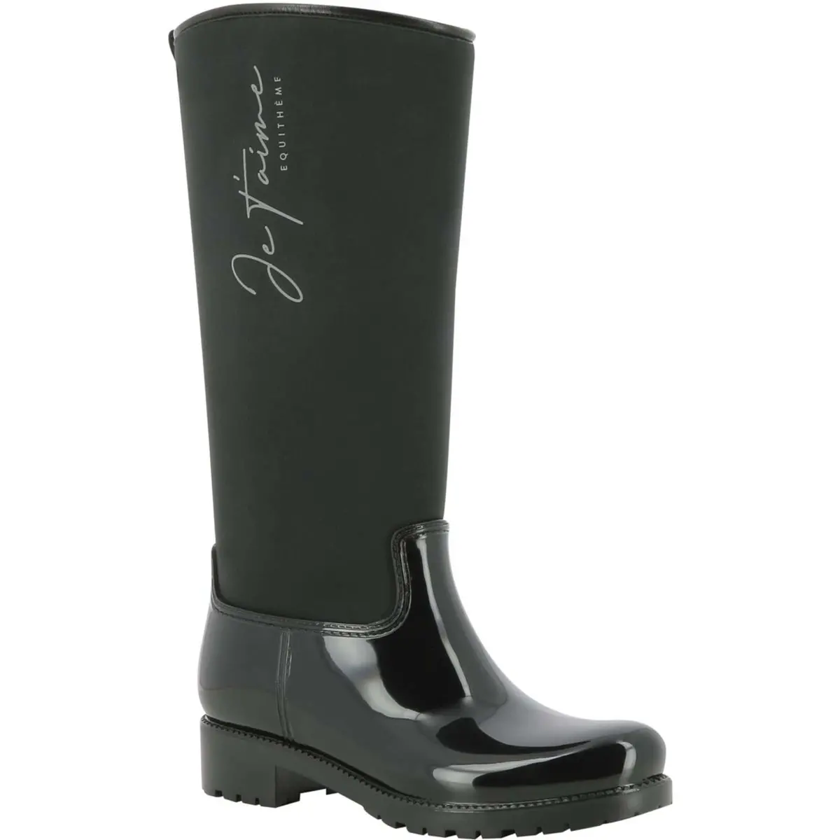 Equithème Regenlaarzen Je T Aime Transparant 1