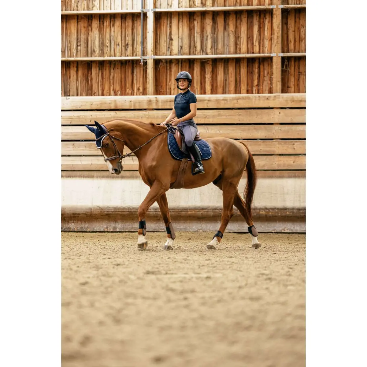 Equithème Rijlegging Iris Full Grip Donkergrijs 1