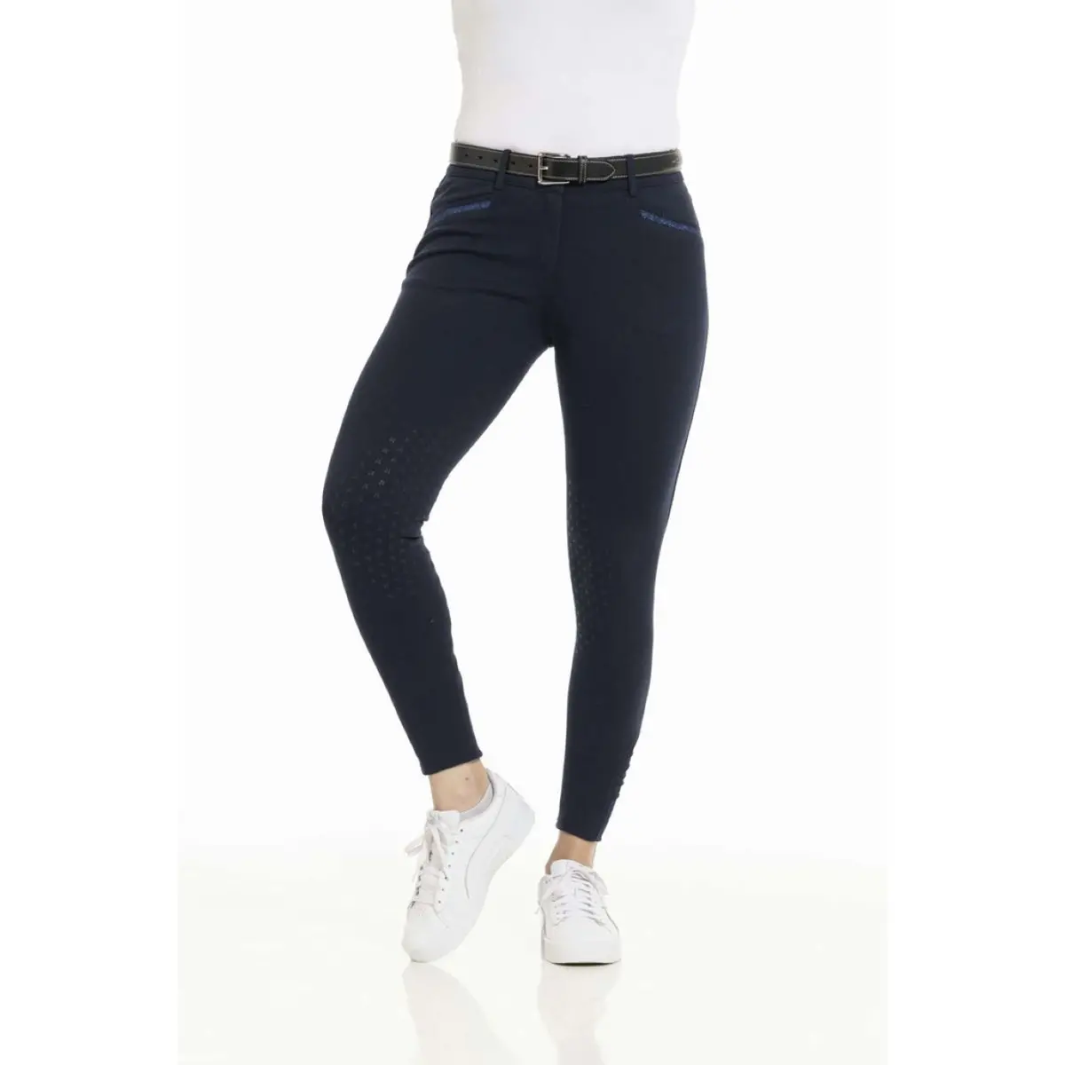 Equithème Rijbroek Kim Organic Cotton Navy 1