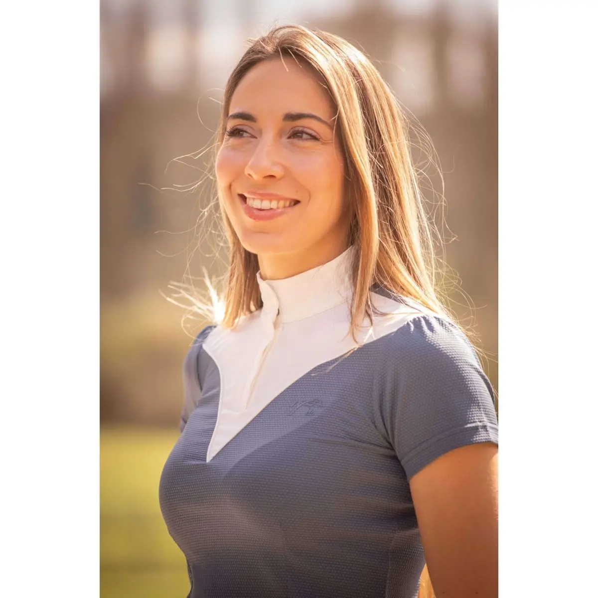 Pénélope Wedstrijdshirt Las Honey Korte Mouwen Blauw 1