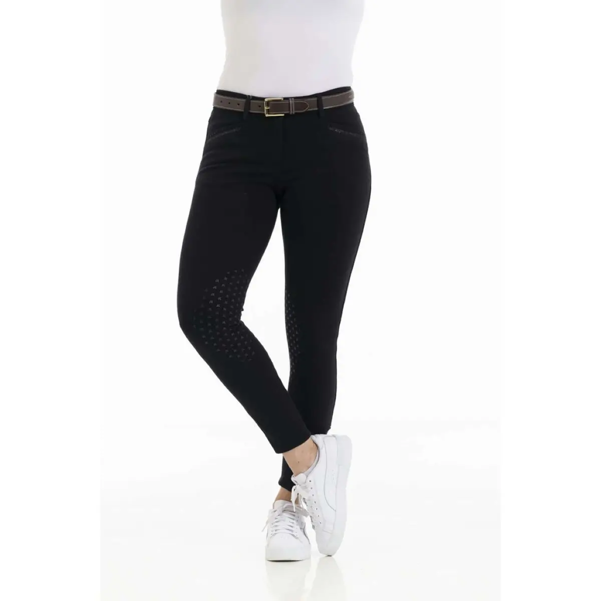 Equithème Rijbroek Kim Organic Cotton Zwart 1